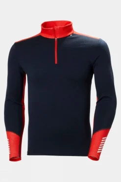 Mens Lifa Merino Midweight Half-Zip Base Layer Top