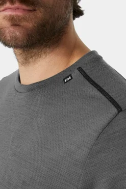 Mens Lifa Merino Midweight Crew Base Layer Top