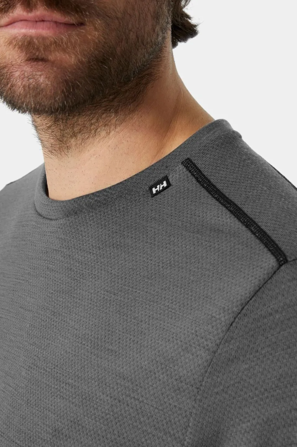 Mens Lifa Merino Midweight Crew Base Layer Top