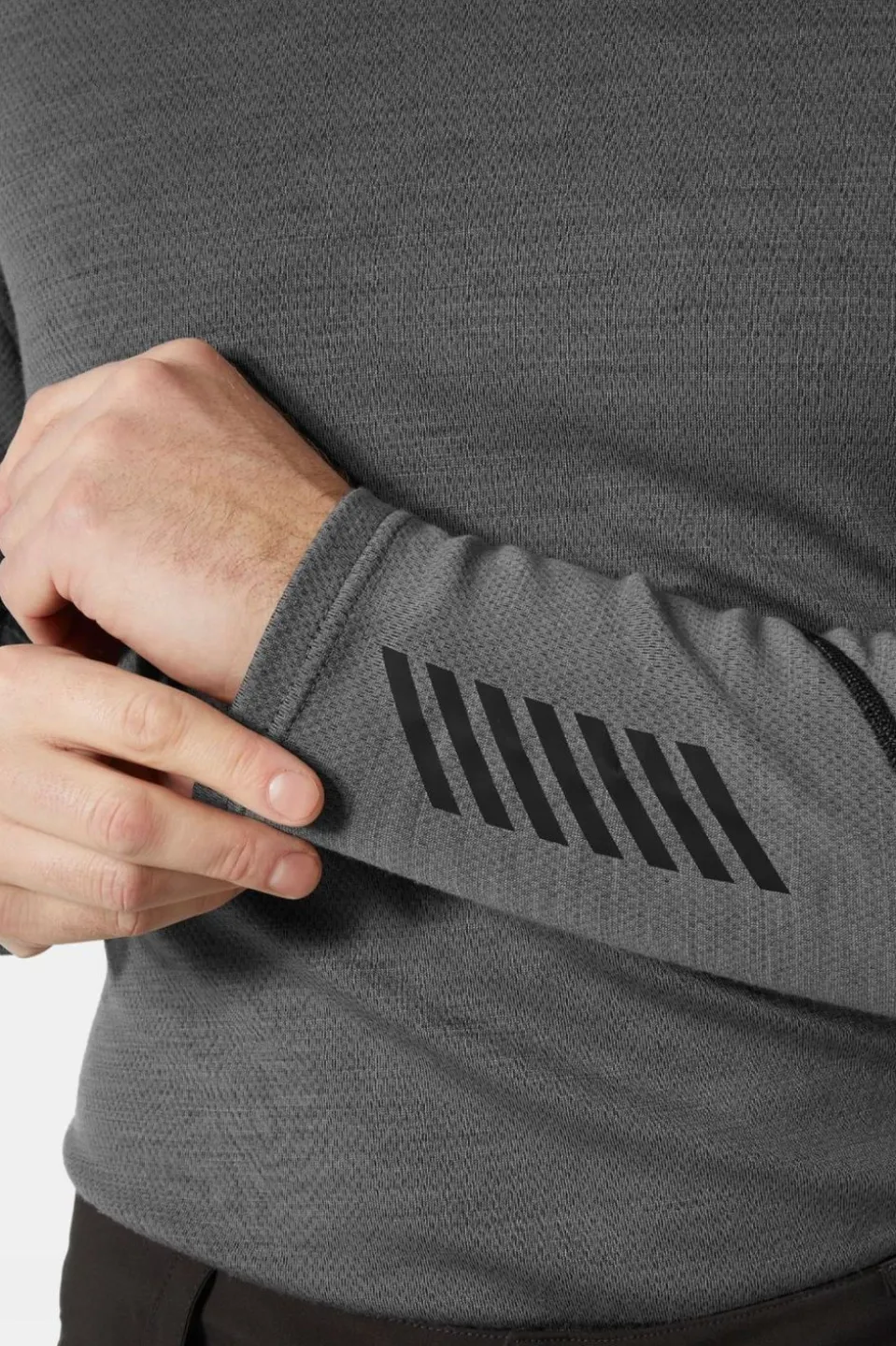 Mens Lifa Merino Midweight Crew Base Layer Top