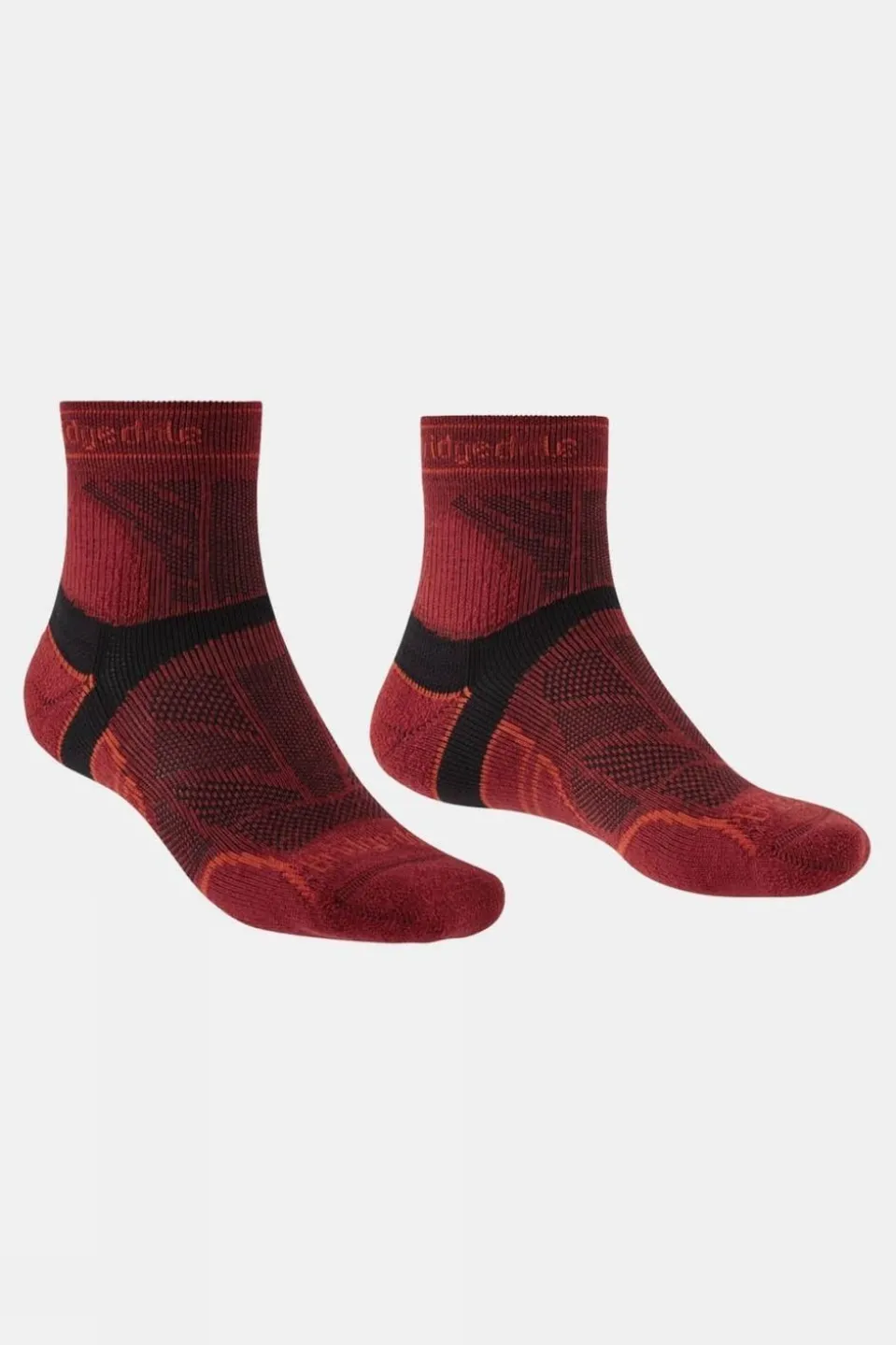 Mens Lightweight T2 Merino Sport 3/4 Crew Socks