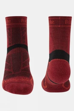 Mens Lightweight T2 Merino Sport 3/4 Crew Socks