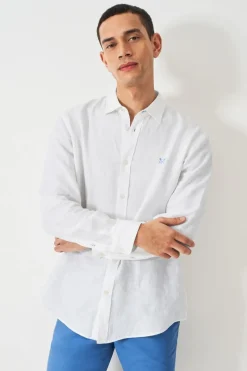 Mens Long Sleeve Linen Shirt
