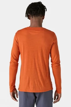 Mens Long Sleeved Capilene Cool Merino Graphic Base Layer Top