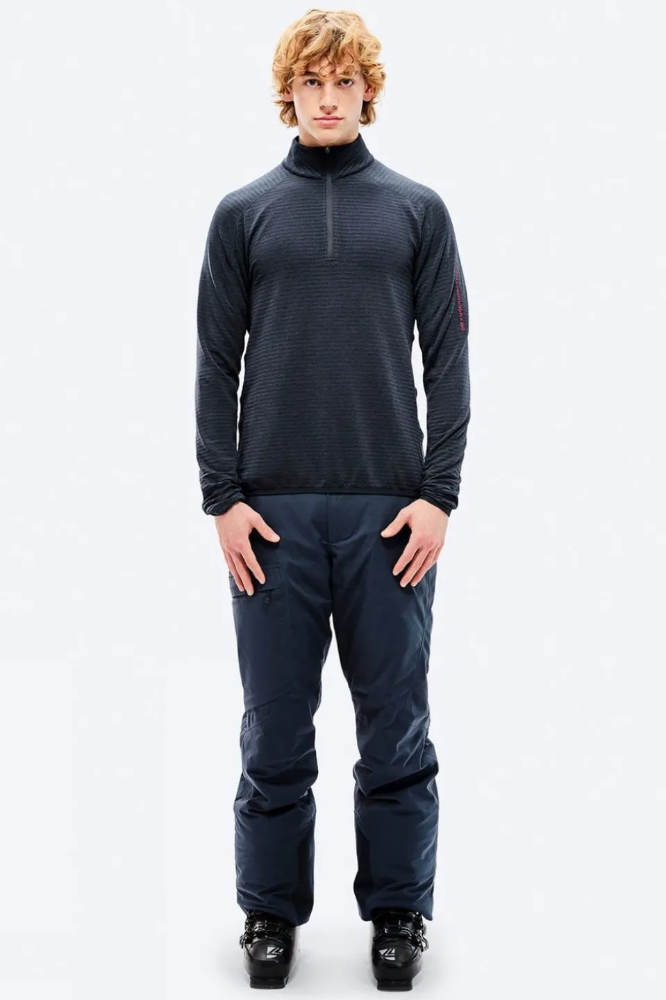 Mens M-6 Light Tech Half Zip Fleece