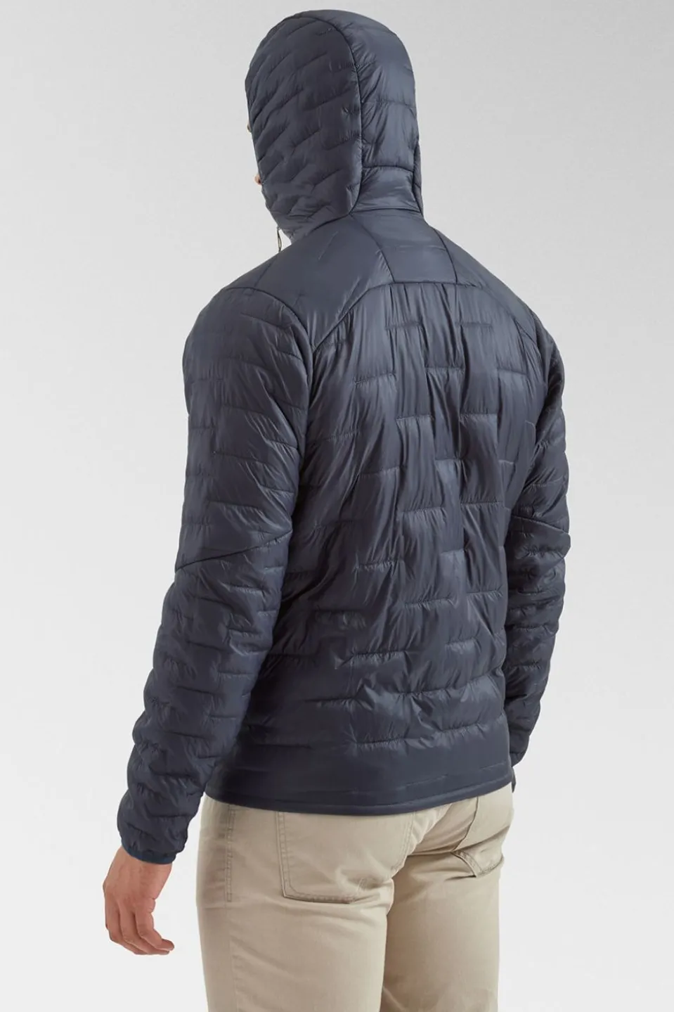 Mens Micro Puff Hooded Jacket
