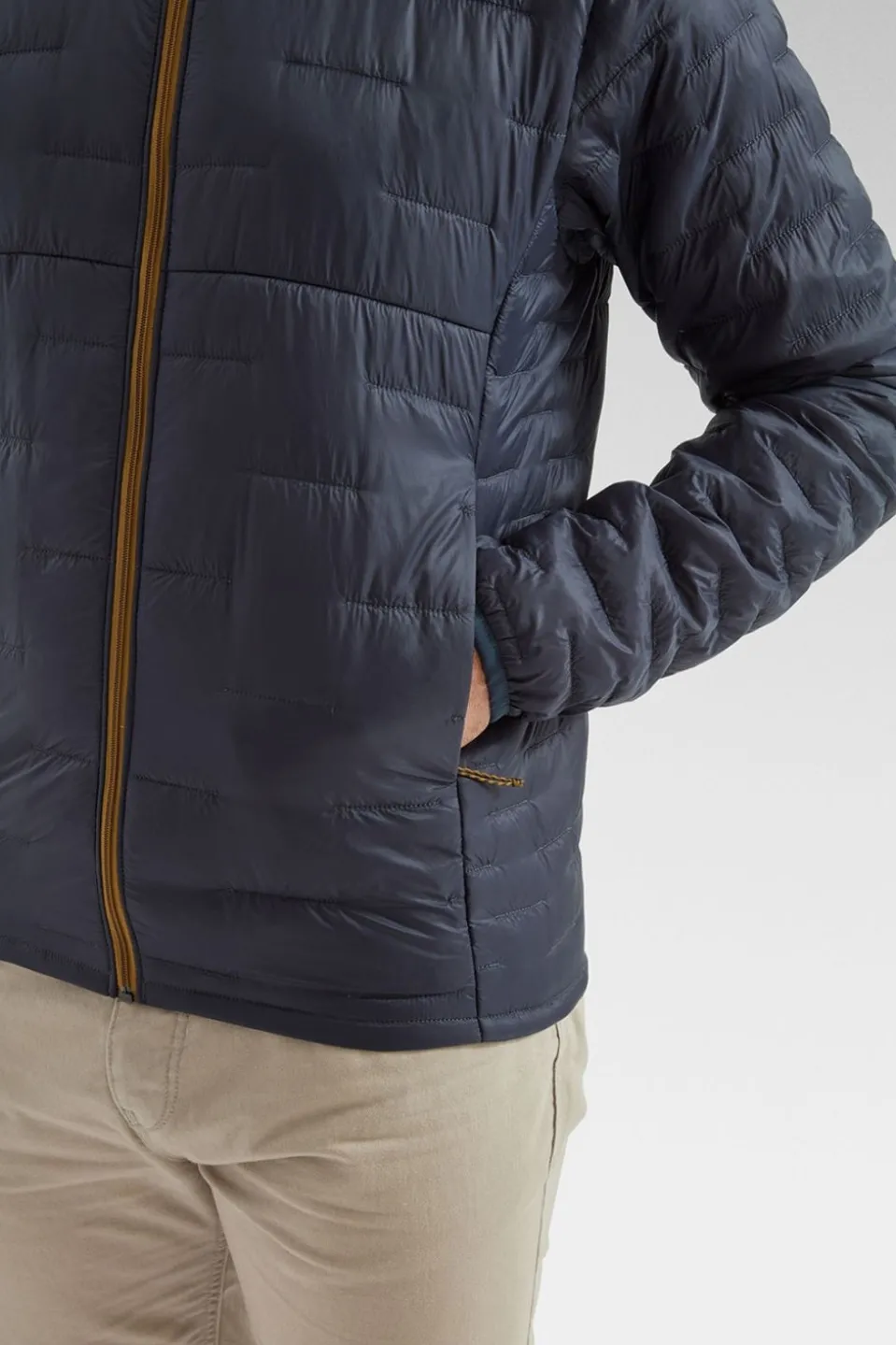 Mens Micro Puff Hooded Jacket