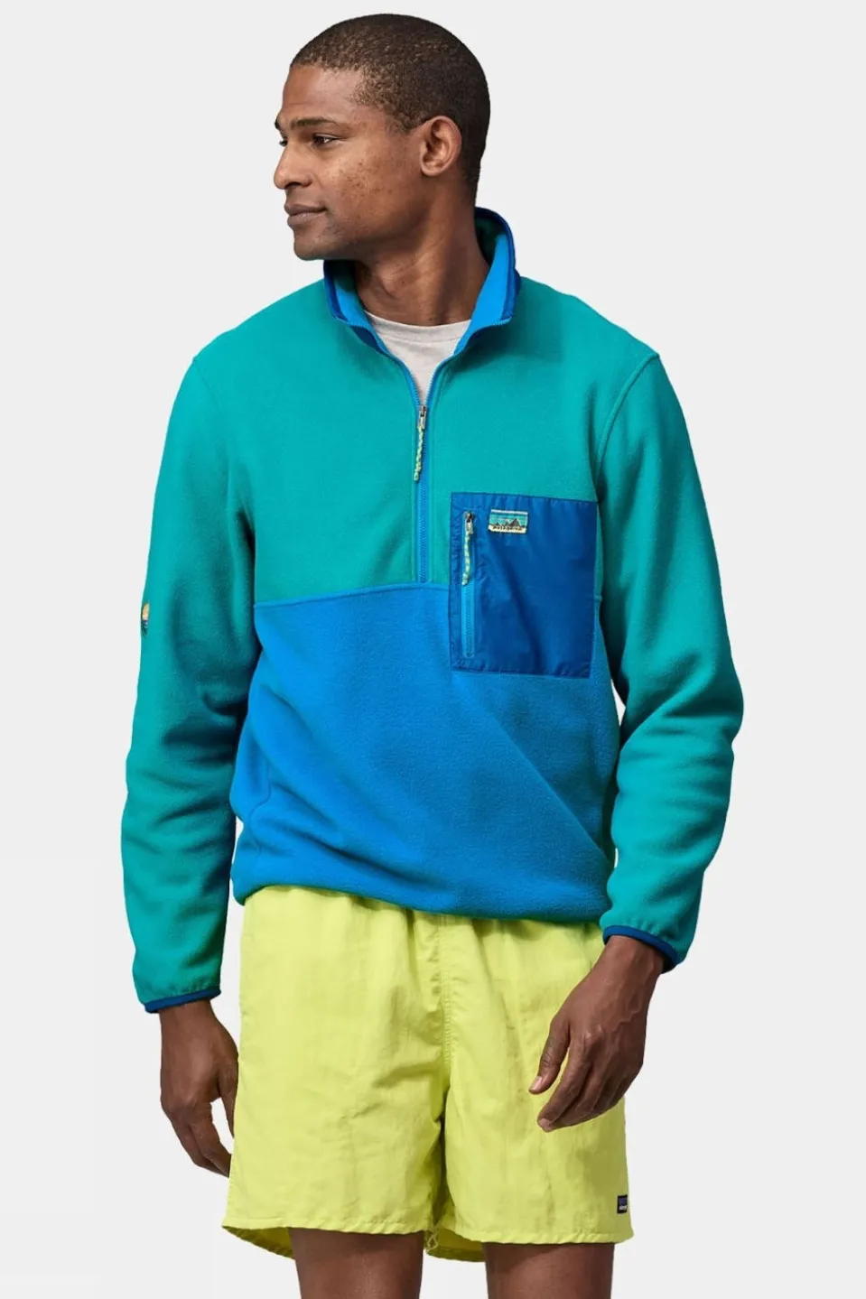 Mens Microdini Half Zip Pullover