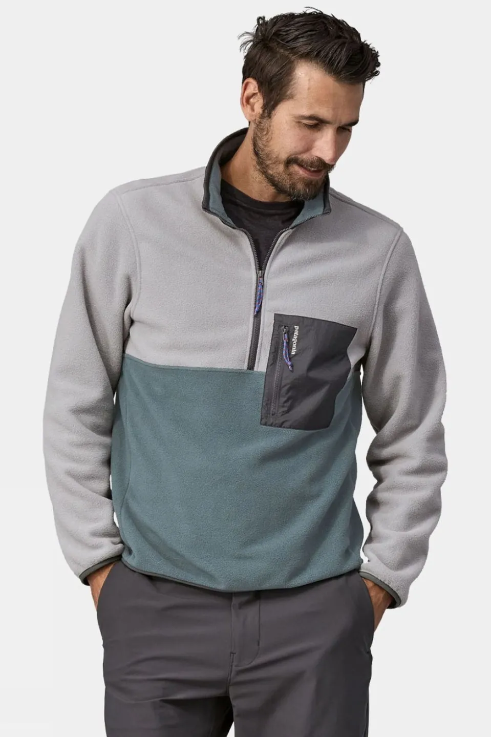 Mens Microdini Half Zip Pullover