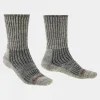 Mens Midweight Merino Comfort Crew Socks