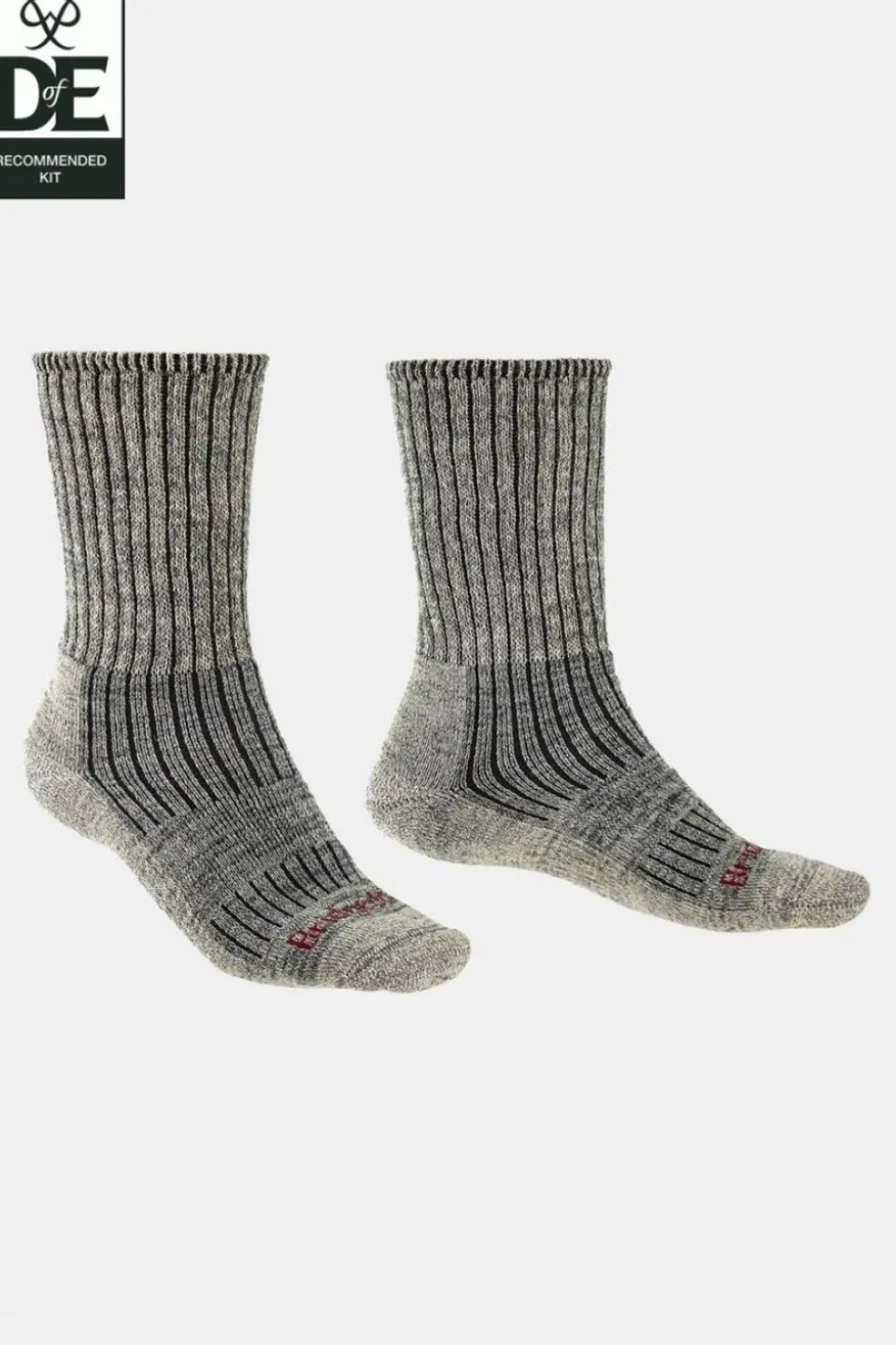 Mens Midweight Merino Comfort Crew Socks