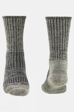 Mens Midweight Merino Comfort Crew Socks