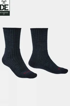 Mens Midweight Merino Comfort Crew Socks