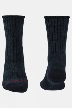 Mens Midweight Merino Comfort Crew Socks
