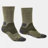Mens Midweight Merino Endurance Crew Socks