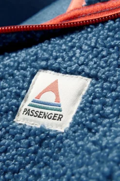 Mens Muse Recycled Polar-Lined Sherpa Quarter Zip Fleece