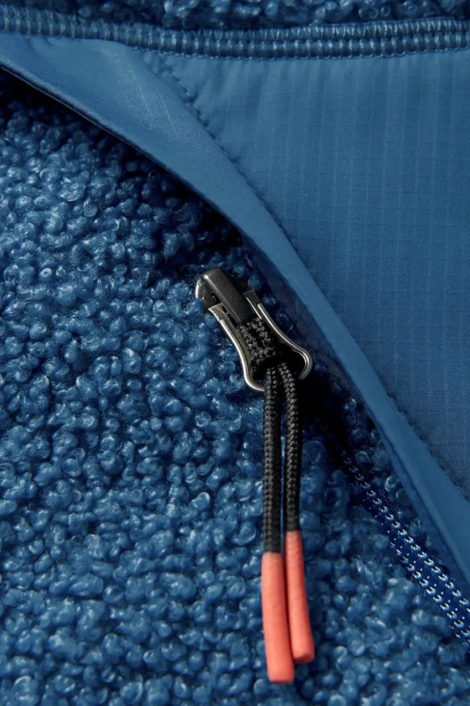 Mens Muse Recycled Polar-Lined Sherpa Quarter Zip Fleece