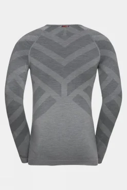 Mens Natural + Kinship Long Sleeve Crew Neck Base Layer Top