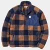 Mens Offroad Recycled Sherpa Half Zip Fleece