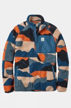 Mens Offroad Recycled Sherpa Half Zip Fleece