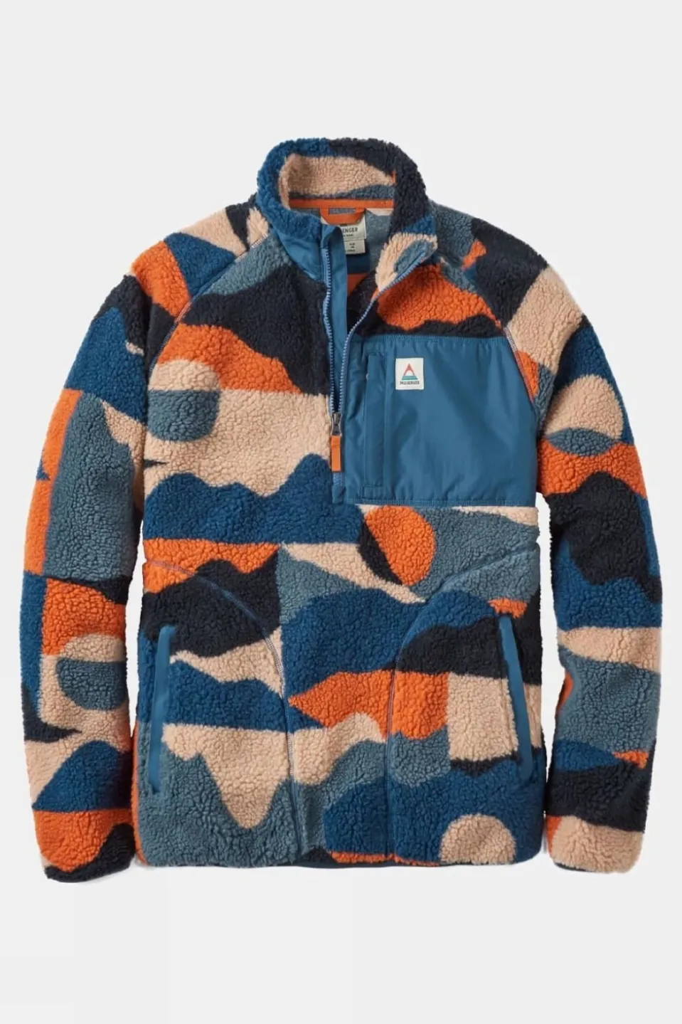 Mens Offroad Recycled Sherpa Half Zip Fleece