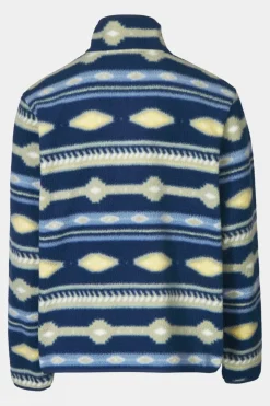 Mens Pehoe Printed Snap Half Zip Fleece