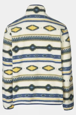 Mens Pehoe Printed Snap Half Zip Fleece