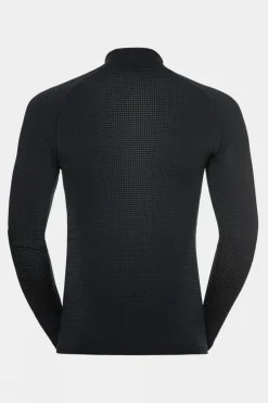 Mens Performance Warm Eco Long Sleeve Zip Neck Base Layer Top