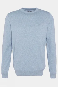 Mens Pima Cotton Crew Neck Jumper