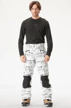 Mens Plan Printed Ski Pants - Regular