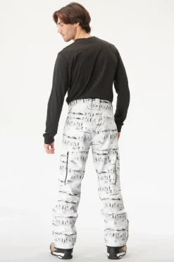 Mens Plan Printed Ski Pants - Regular