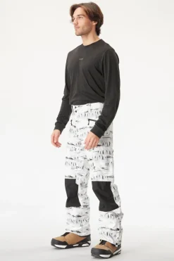 Mens Plan Printed Ski Pants - Regular