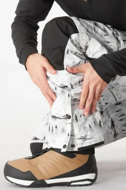 Mens Plan Printed Ski Pants - Regular
