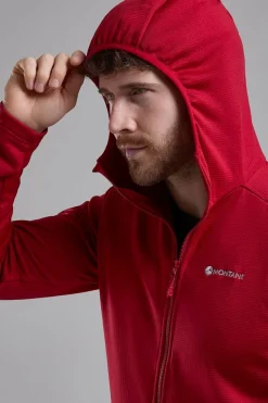 Mens Protium Hooded Full Zip Fleece