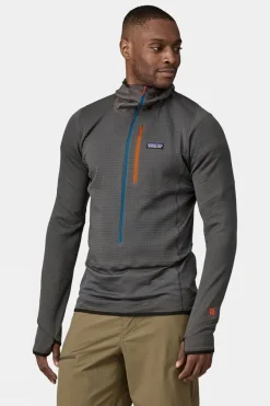 Mens R1 Fleece Pullover Hoodie