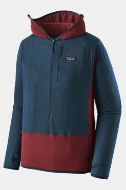 Mens R1 Fleece Pullover Hoodie