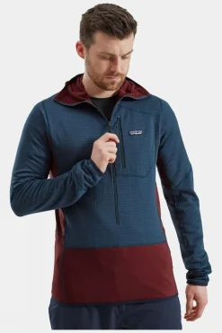 Mens R1 Fleece Pullover Hoodie