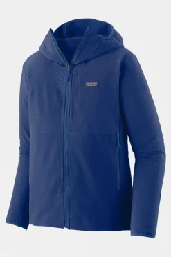 Mens R1 Techface Hoodie Fleece Jacket