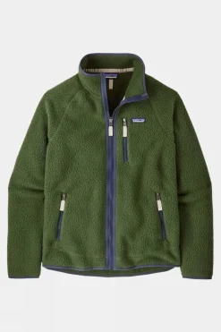Mens Retro Pile Fleece Jacket