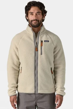 Mens Retro Pile Fleece Jacket