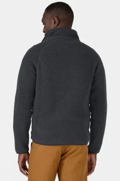 Mens Retro Pile Fleece Jacket