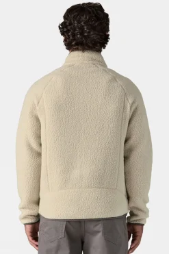 Mens Retro Pile Fleece Jacket