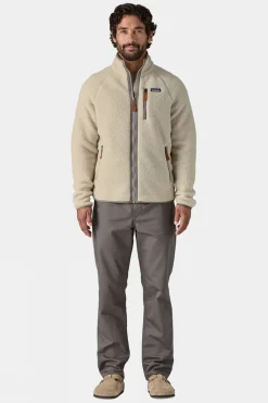 Mens Retro Pile Fleece Jacket