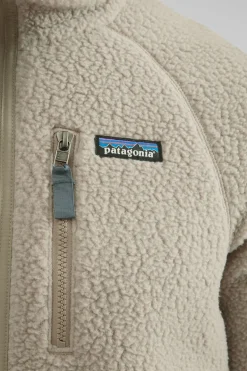 Mens Retro Pile Fleece Jacket