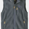 Mens Retro Pile Fleece Vest