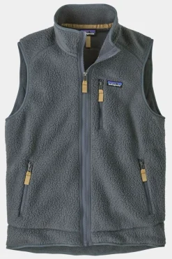 Mens Retro Pile Fleece Vest