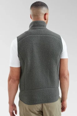 Mens Retro Pile Fleece Vest