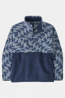 Mens Retro Pile Half Zip Fleece