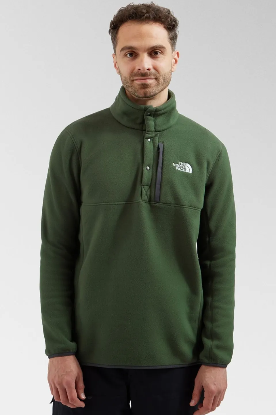 Mens Ryeford Snap Neck Fleece