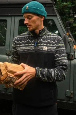 Mens Set Off Recycled Polar Quarter Zip Fleece